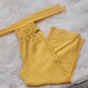 Summer Pants GIRLS YELLOW